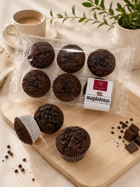 Madalenas de chocolate
